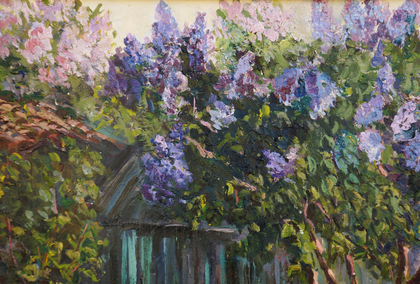 Oil painting Trees are blooming Nagaevskaya Elena Varnavovna
