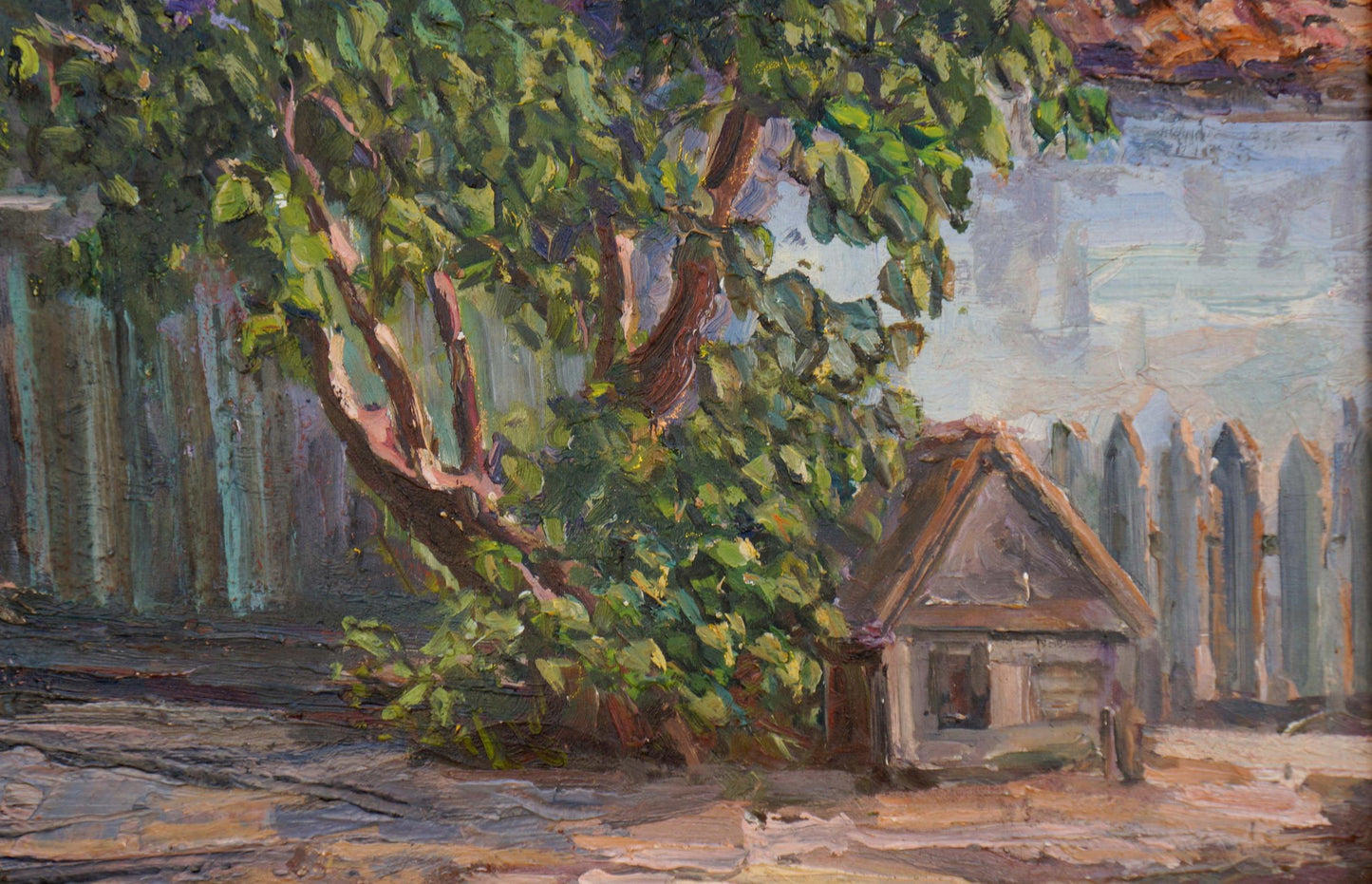 Oil painting Trees are blooming Nagaevskaya Elena Varnavovna