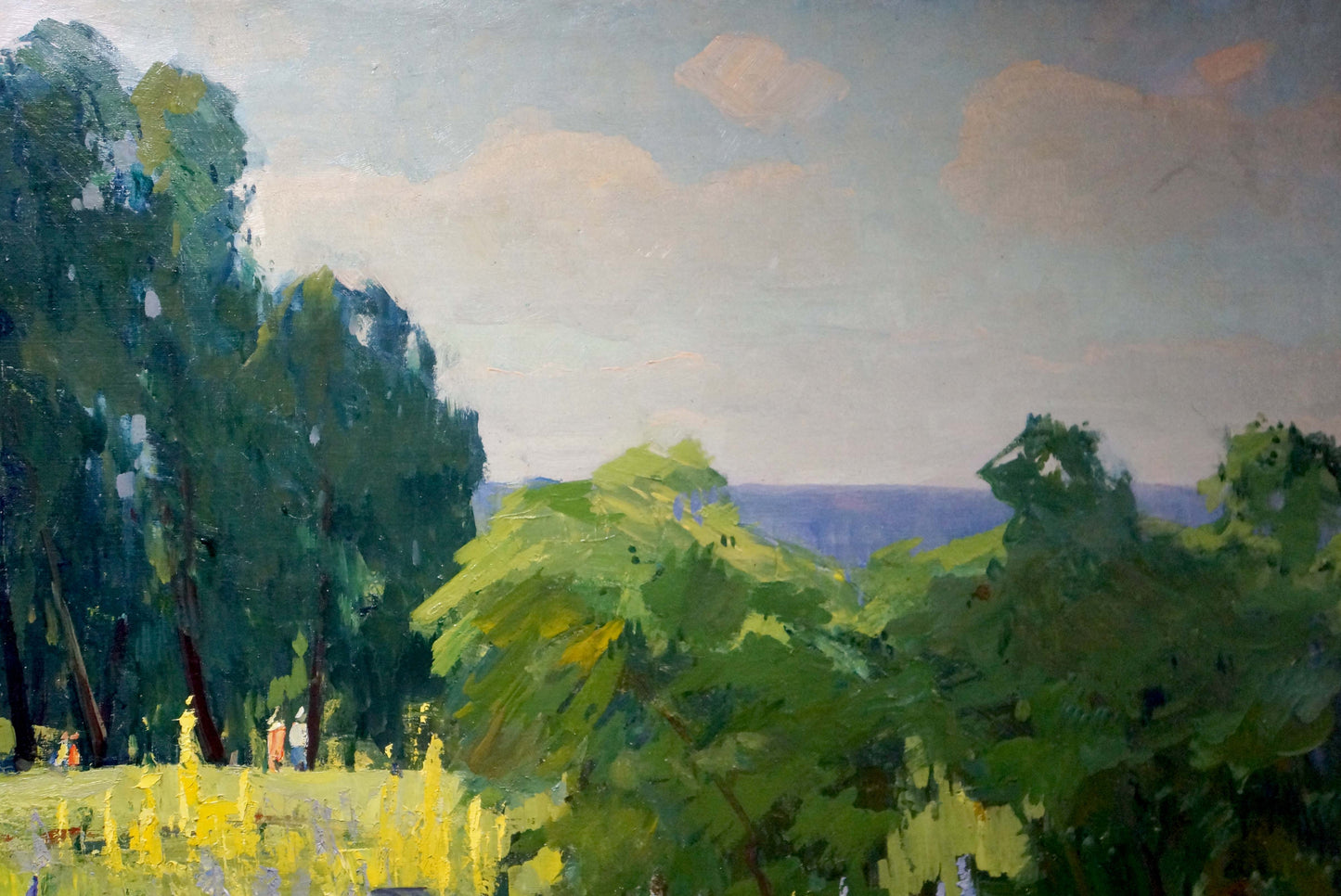 Oil painting Khitrova Tamara Alexandrovna Natural landscape