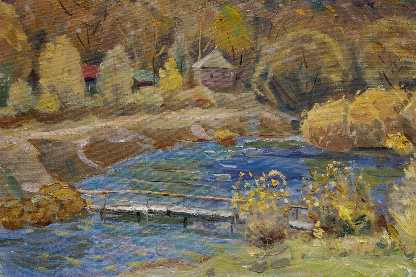 Oil painting Autumn Tyukha Ivan Andreevich