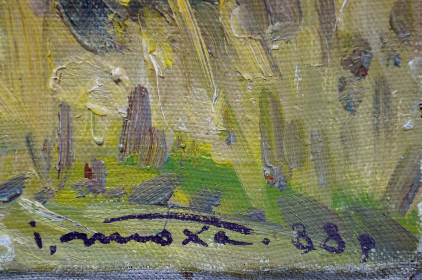 Oil painting Autumn Tyukha Ivan Andreevich