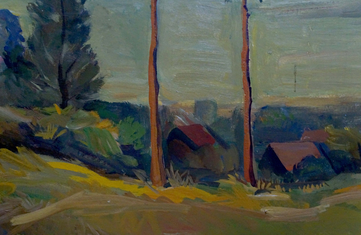 Oil painting Landscape Chekov Leonid Dmitrievich