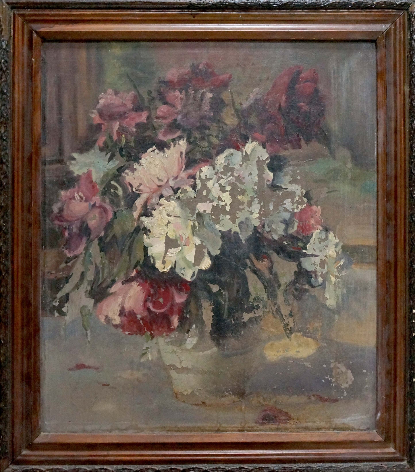 Oil painting Peonies Besedin Sergey Fotievich