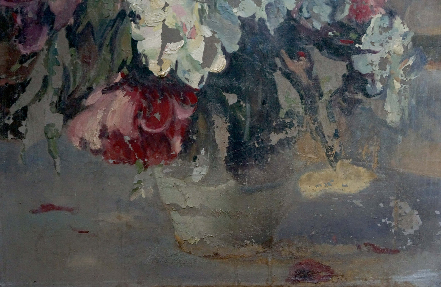 Floral Splendor - An Oil Painting Masterpiece by Sergey Fotievich Besedin