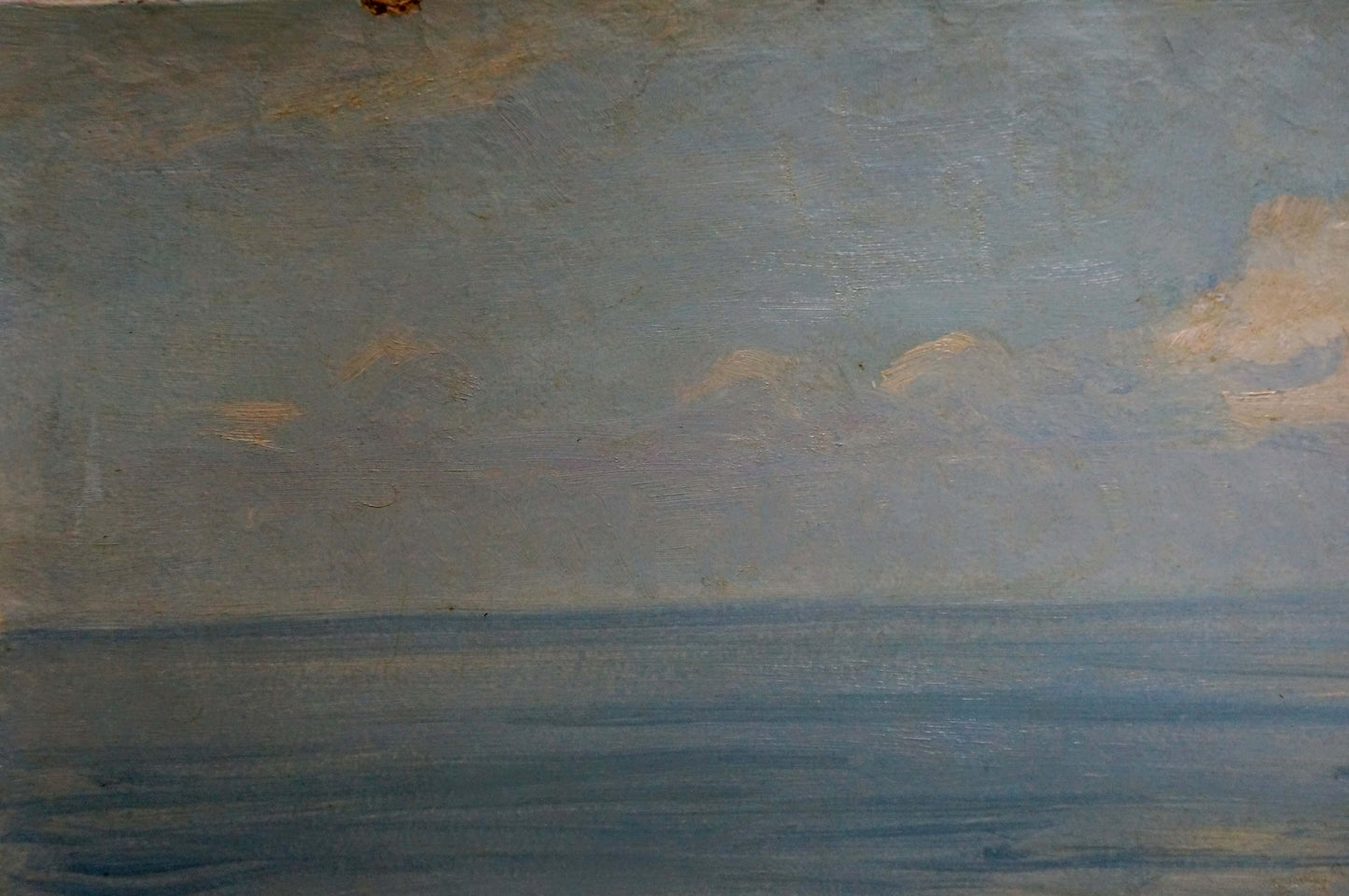 Oil painting Summer seashore Unknown artist