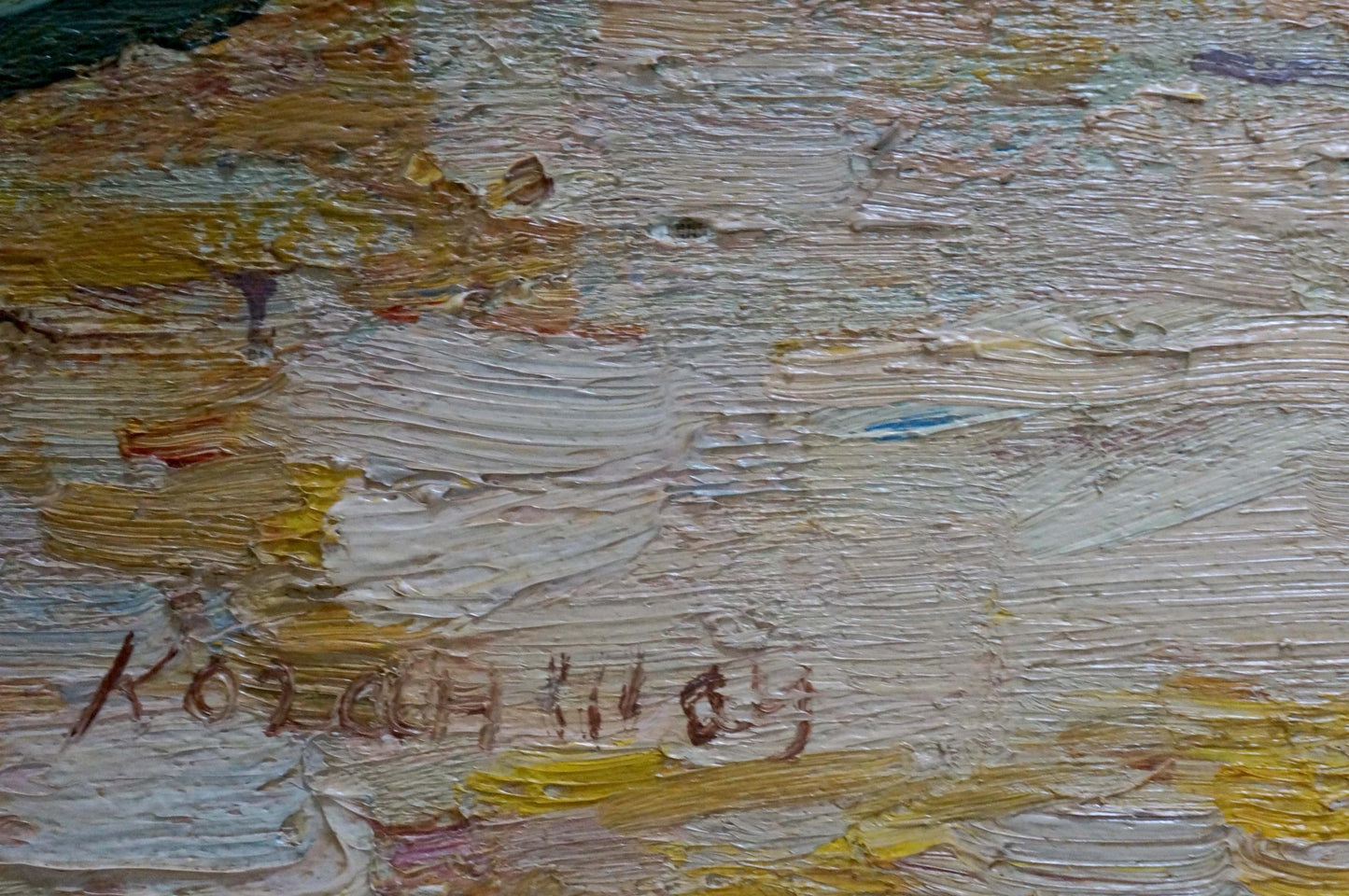 Oil painting In the park Kogan-Shats Matvey Borisovich