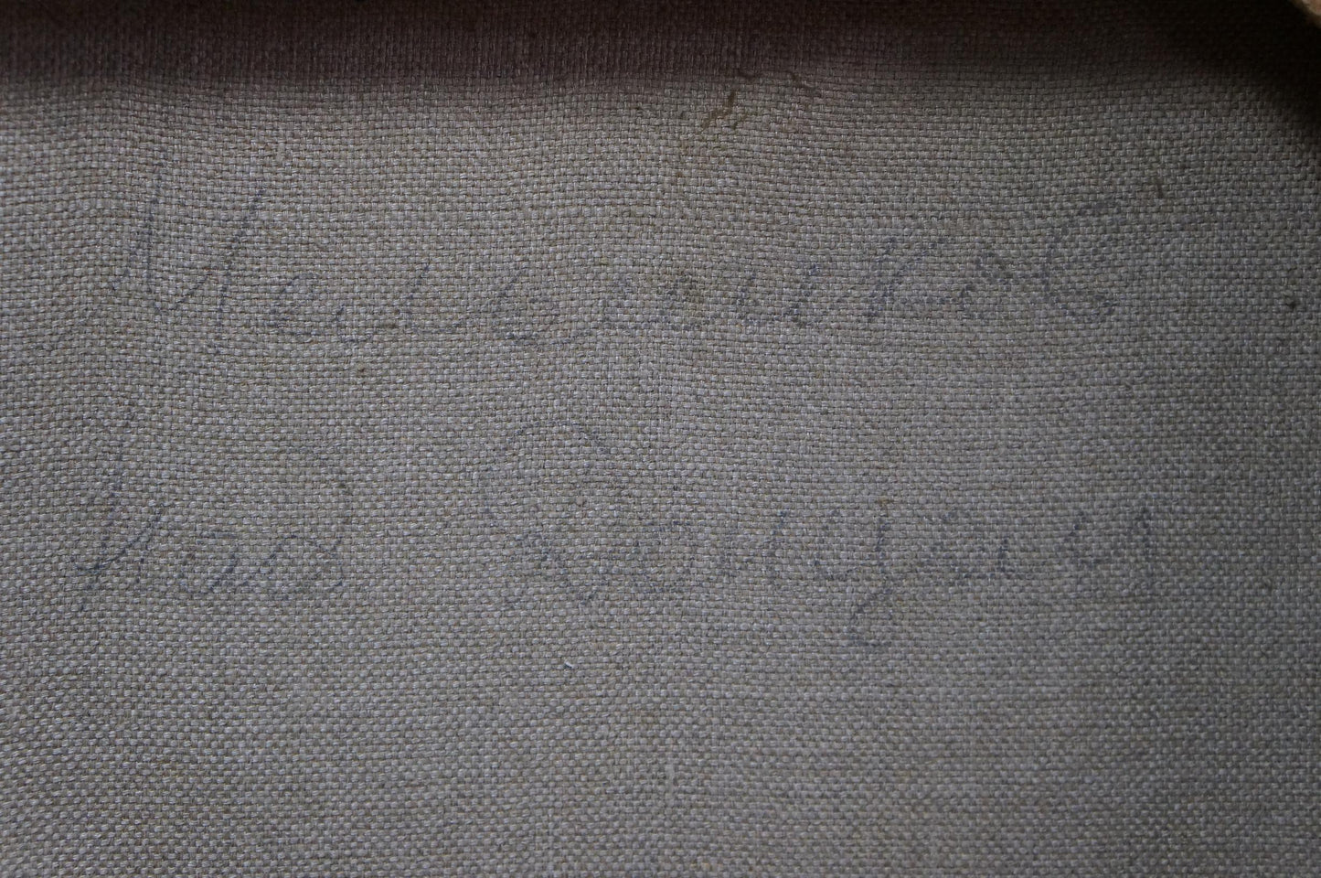 Oil painting Houses Amongst the Trees Unknown artist