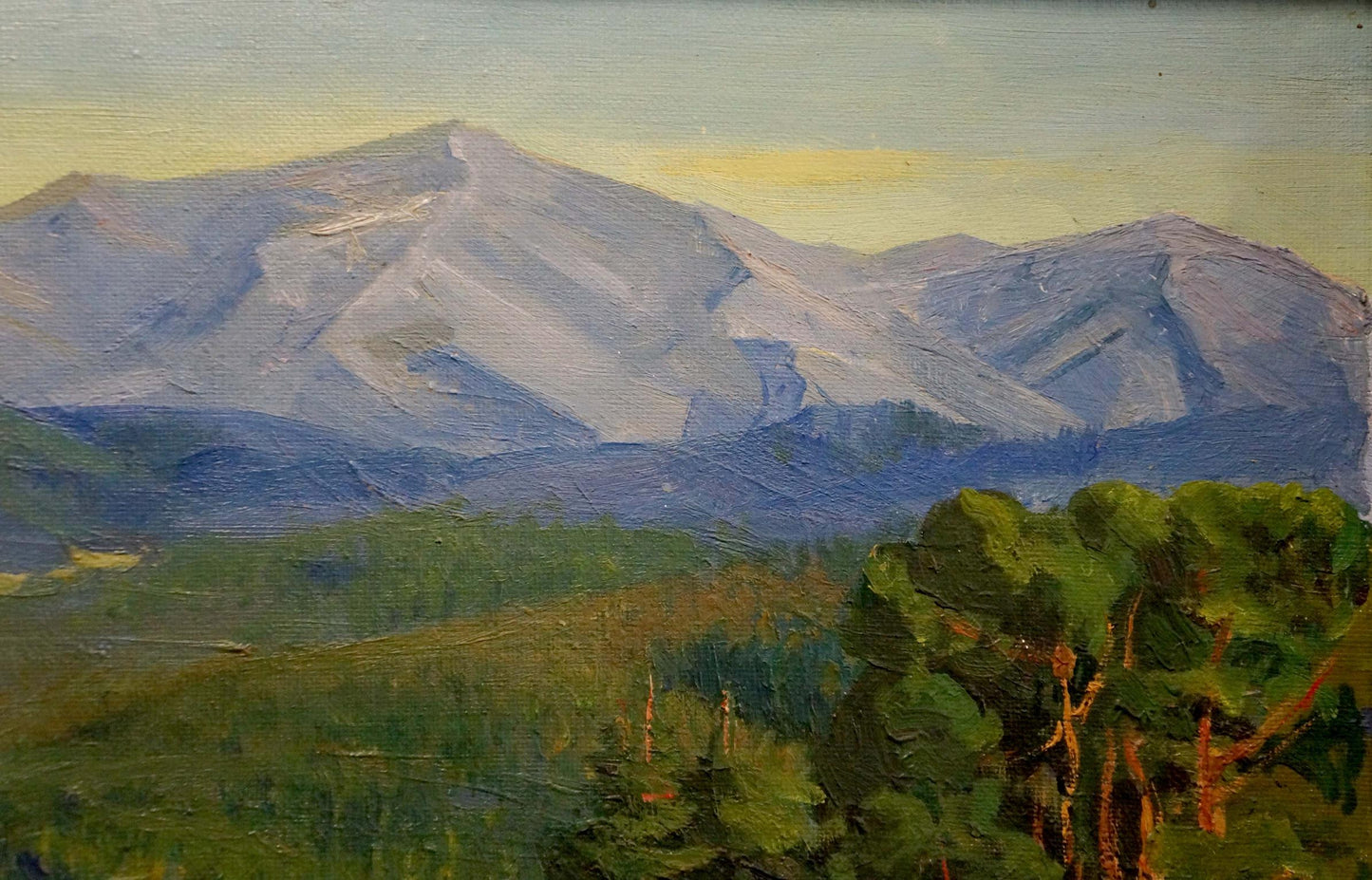 Oil painting Autumn in the mountains Ternovykh Vladimir Vasilievich