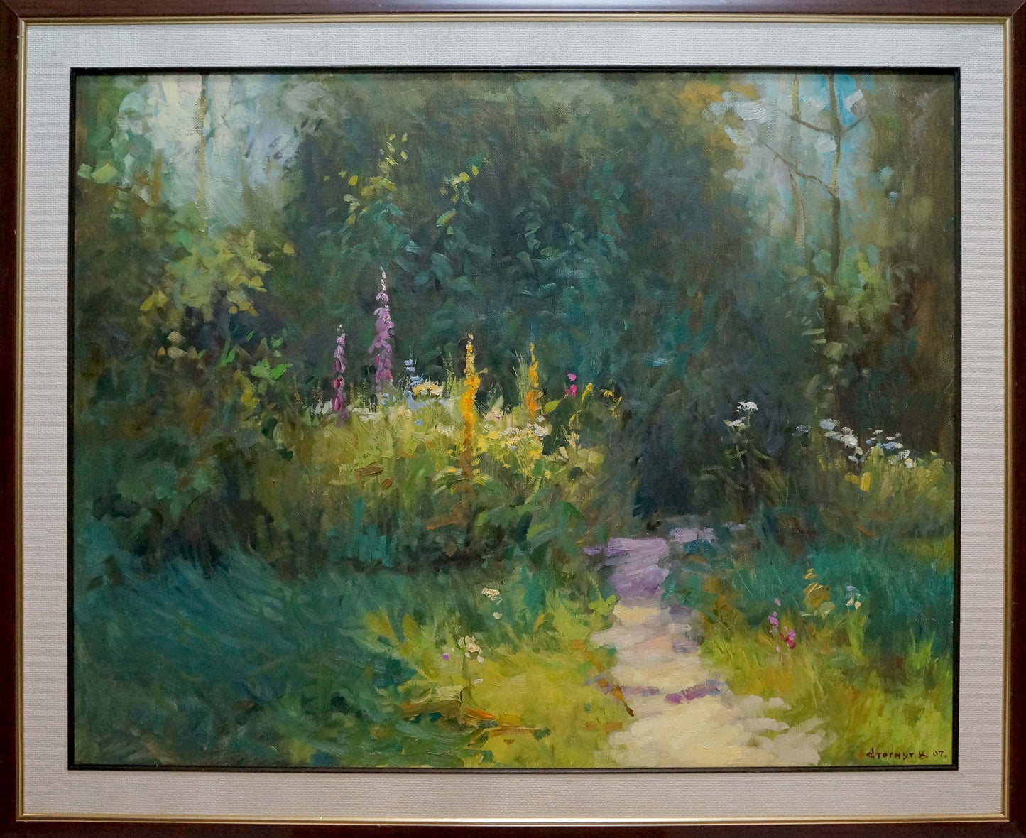 Oil painting Road to the forest Victor Stognut