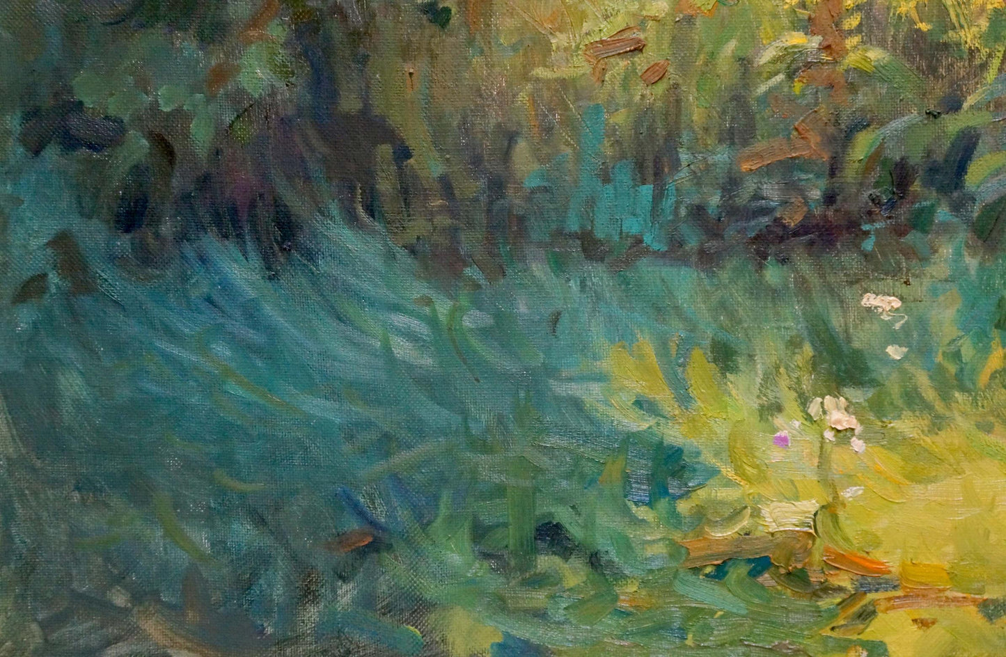 Oil painting "Road to the Forest" by Victor Stognut