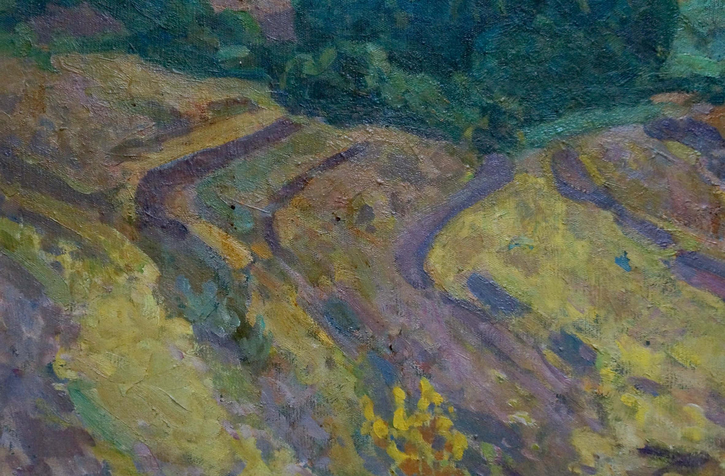 Oil painting Mountain landscape Ovsyannikova Evgenia Ivanovna
