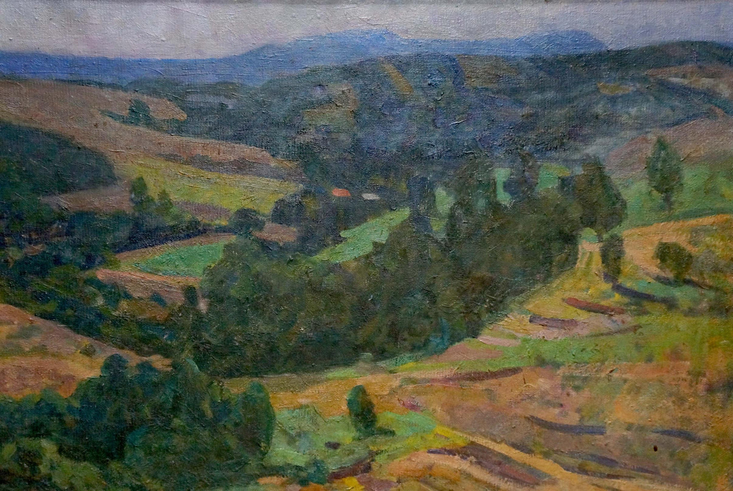 Oil painting Mountain landscape Ovsyannikova Evgenia Ivanovna