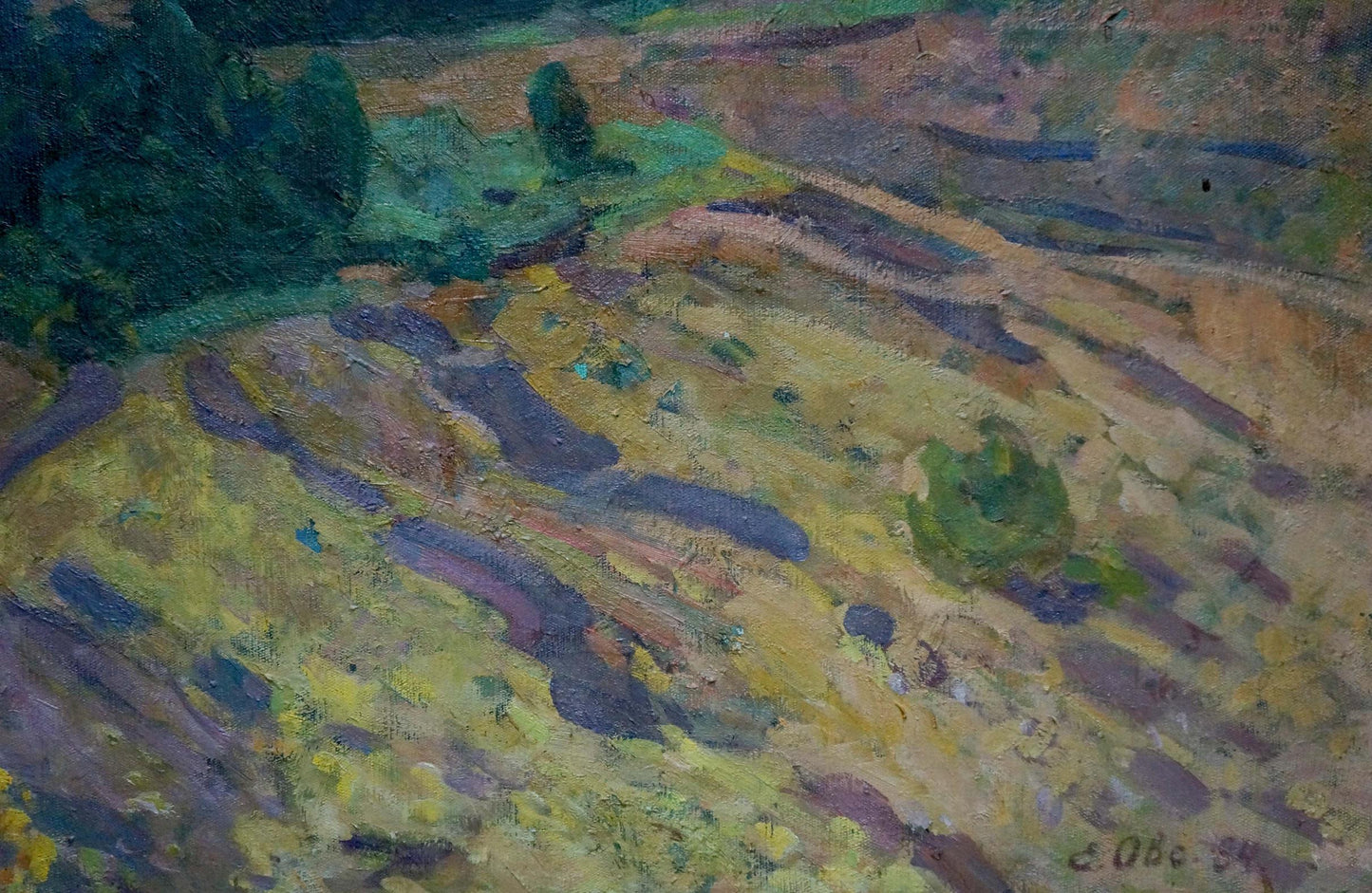 Oil painting Mountain landscape Ovsyannikova Evgenia Ivanovna