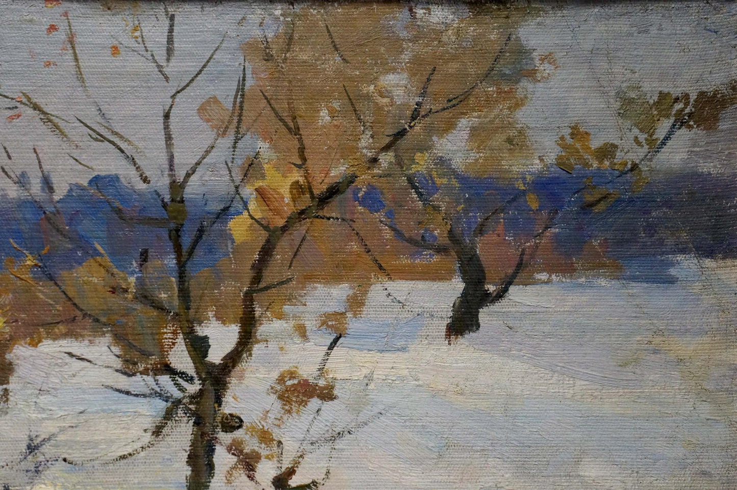 Oil painting Winter Kogan Boris Matveevich