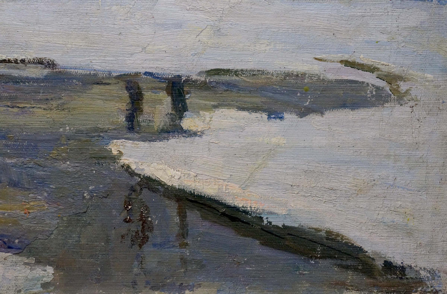 Oil painting Winter Kogan Boris Matveevich