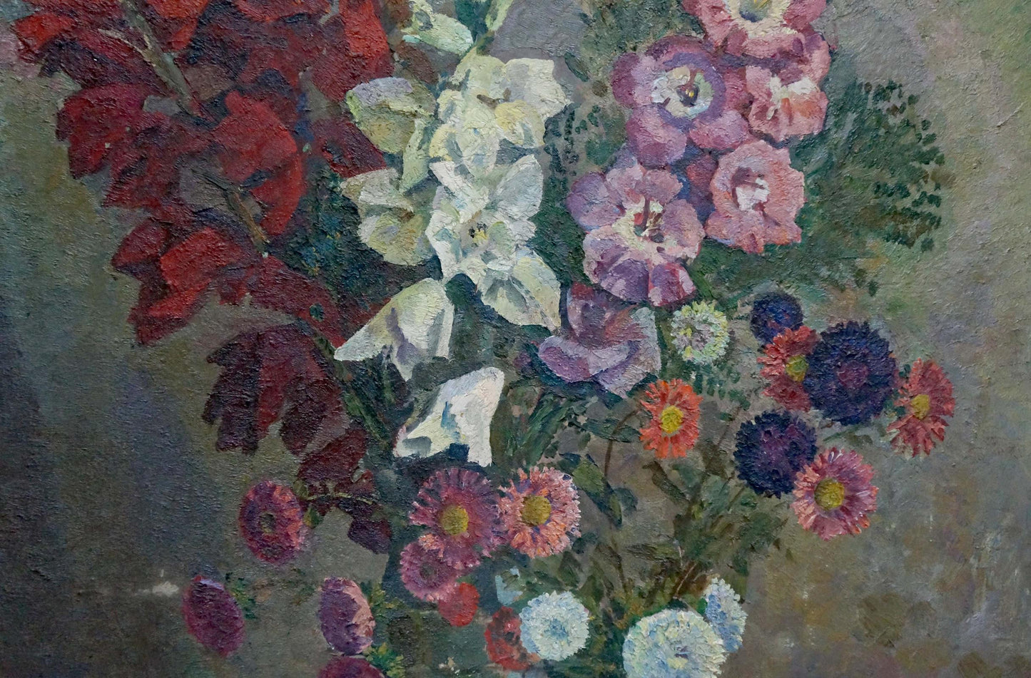 Oil painting Flowers Khokhlov Fedor Ivanovich
