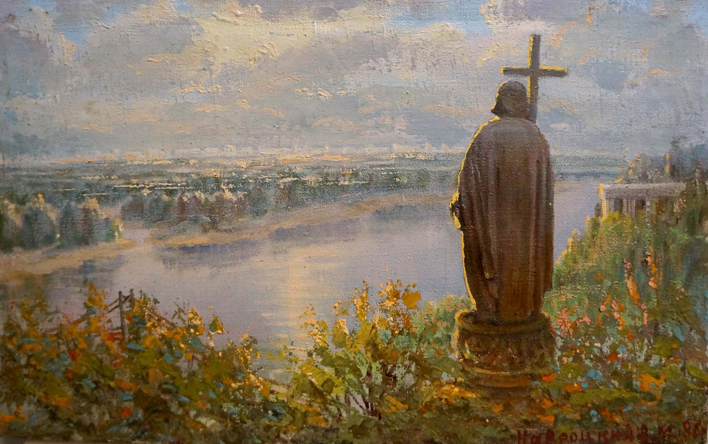 Oil painting City of Kiev. Saint Vladimir Navrotsky Vasily Nikolaevich