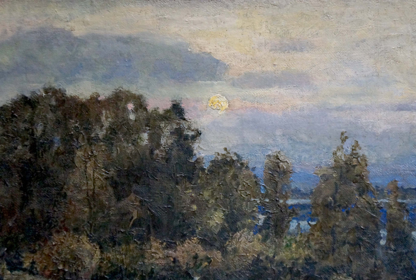 Oil painting showcasing "Landscape" by Matvey Alekseevich Dontsov