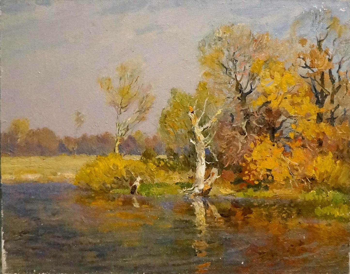 Oil painting Indian summer Mynka Alexander Fedorovich