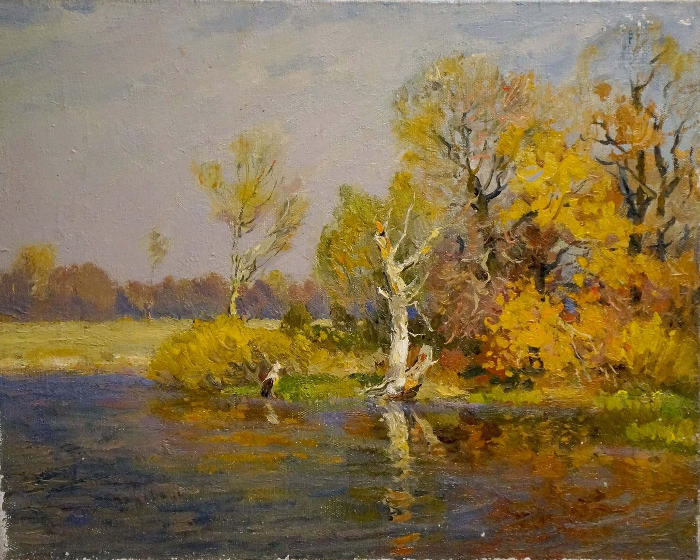 Oil painting Indian summer Mynka Alexander Fedorovich