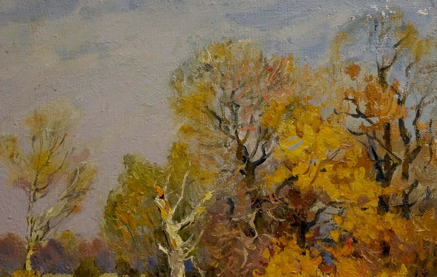 Oil painting Indian summer Mynka Alexander Fedorovich