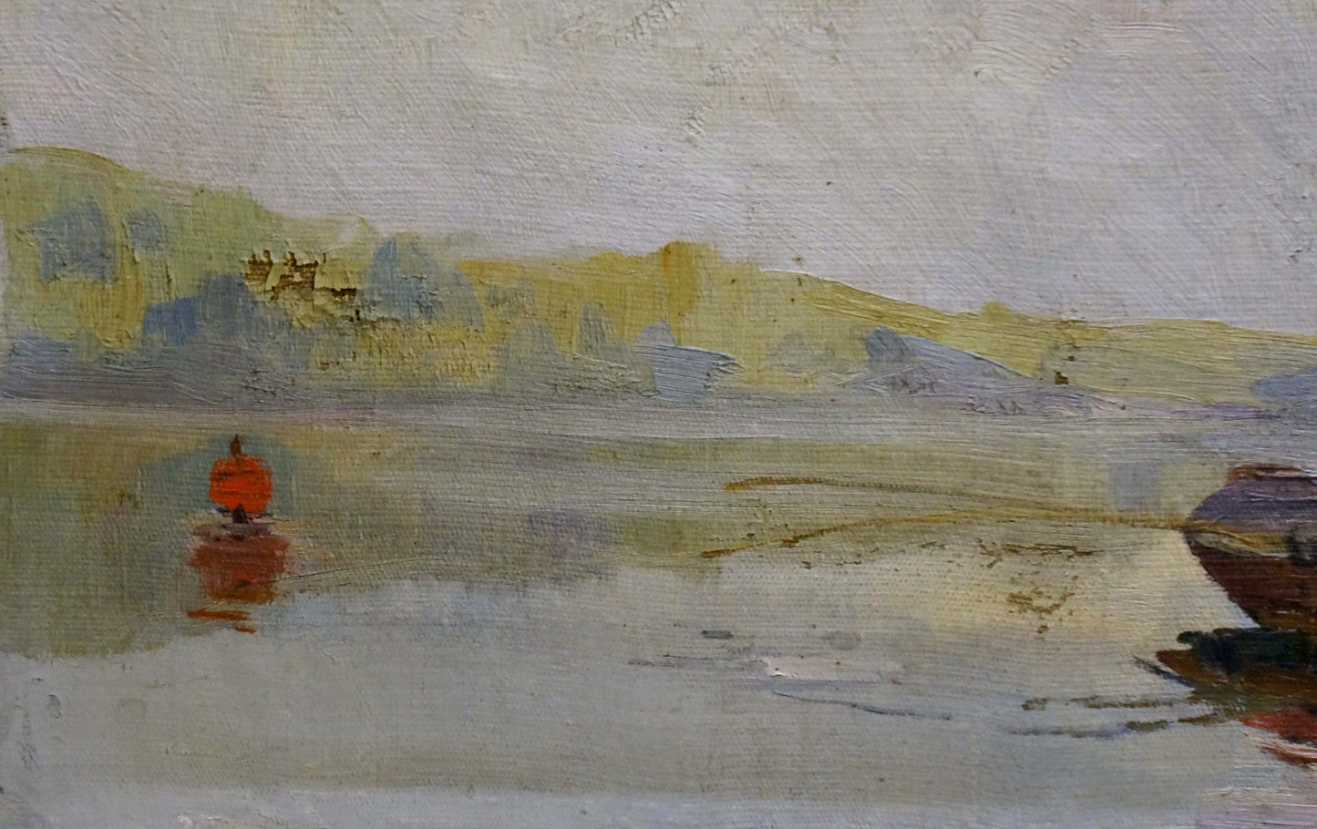 Oil painting Fishing Atlantov Vladimir Nikolaevich