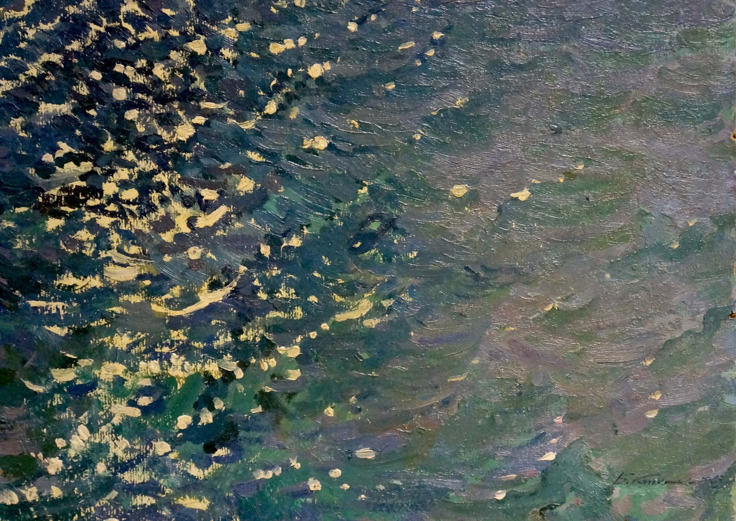 Oil painting Sea Kolesnik Boris Afanasevich