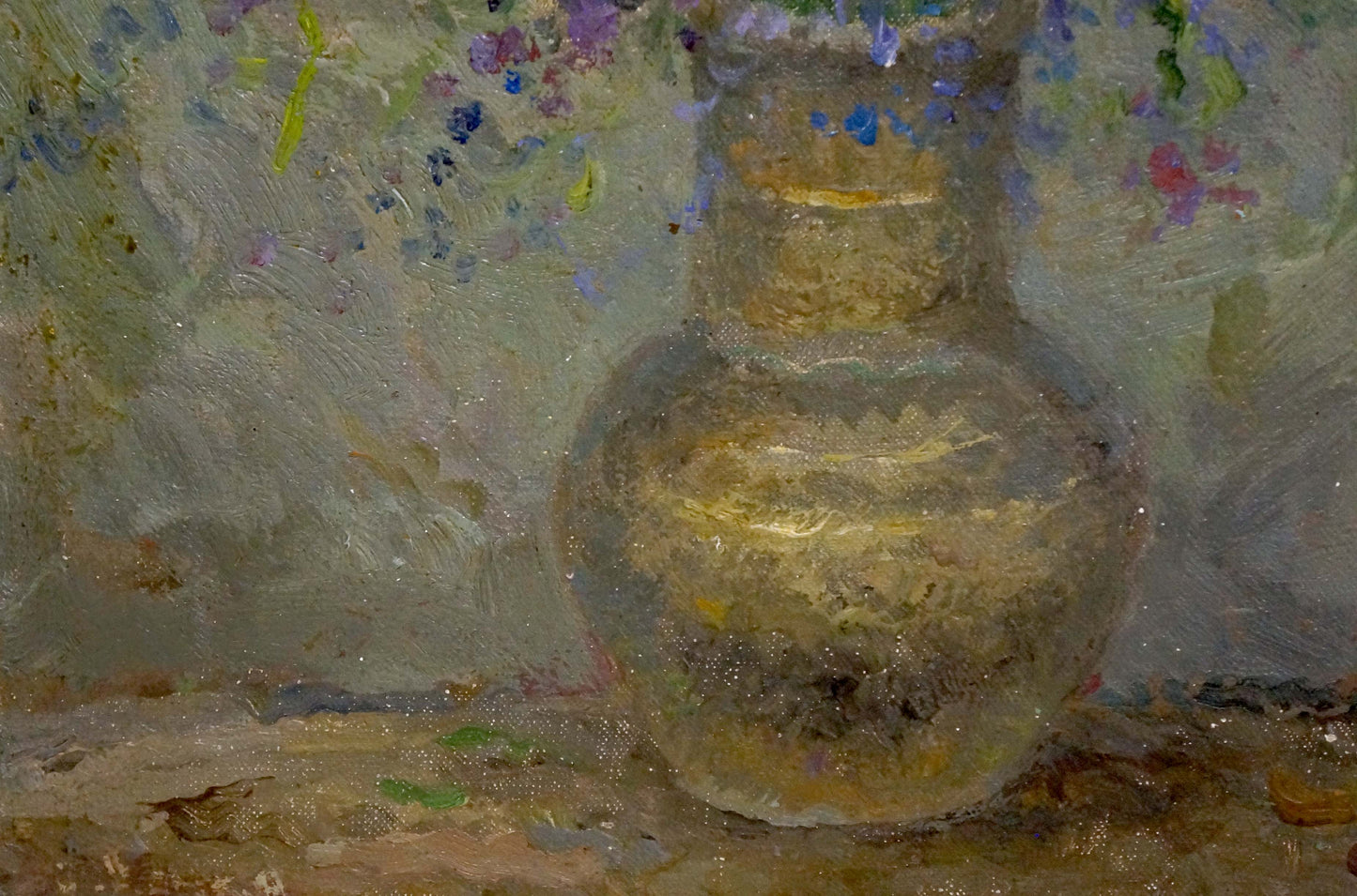 Oil painting Still life with wildflowers Alexander Mynka