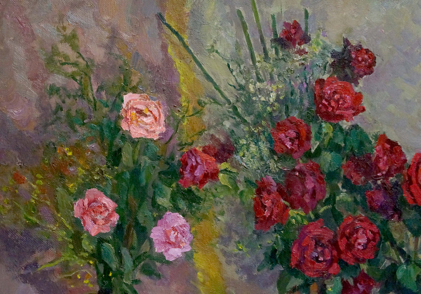 Oil painting Roses Mynka Alexander Fedorovich