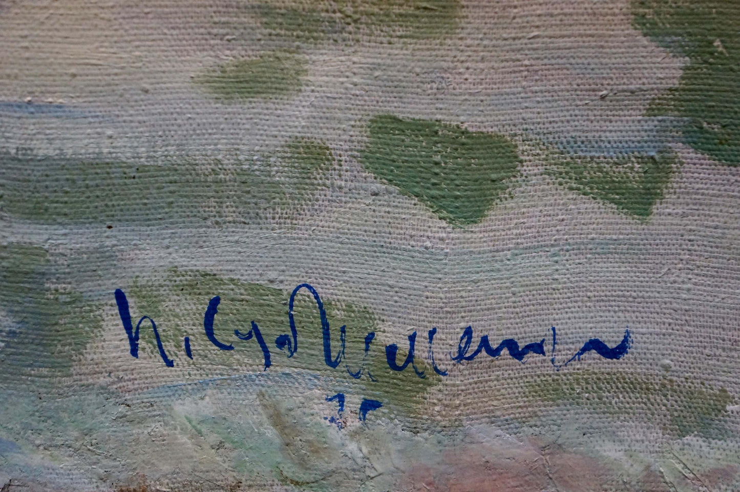 Oil painting Seascape with raging waves Petr Sulimenko