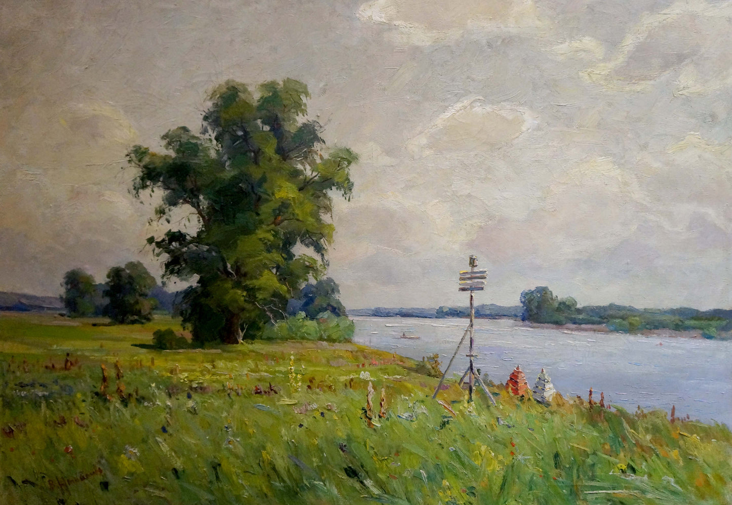 Oil painting Outdoors Nepeipivo Vasily Ignatievich