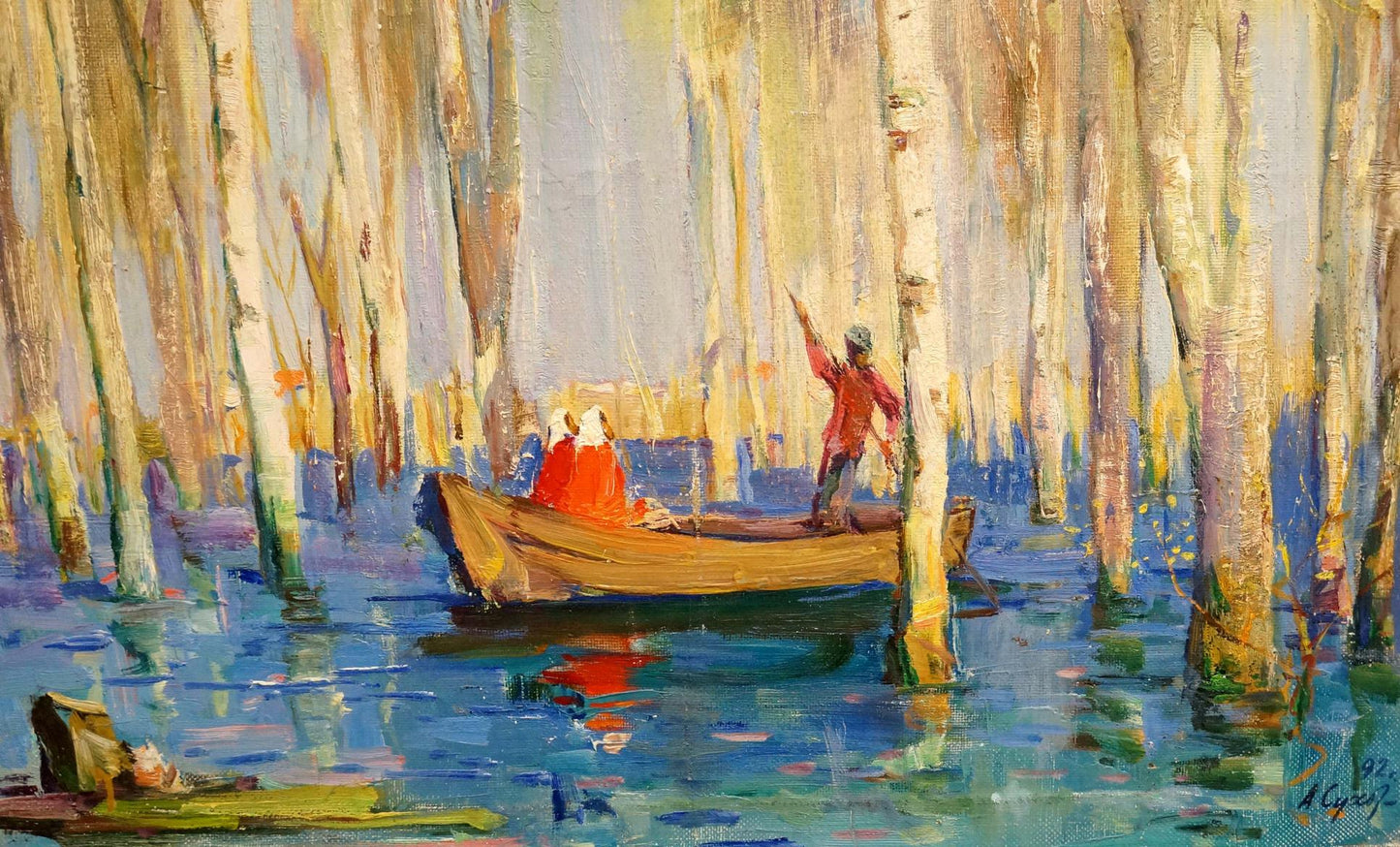 Oil painting To visit Sukhorukikh Anatoly Ivanovich