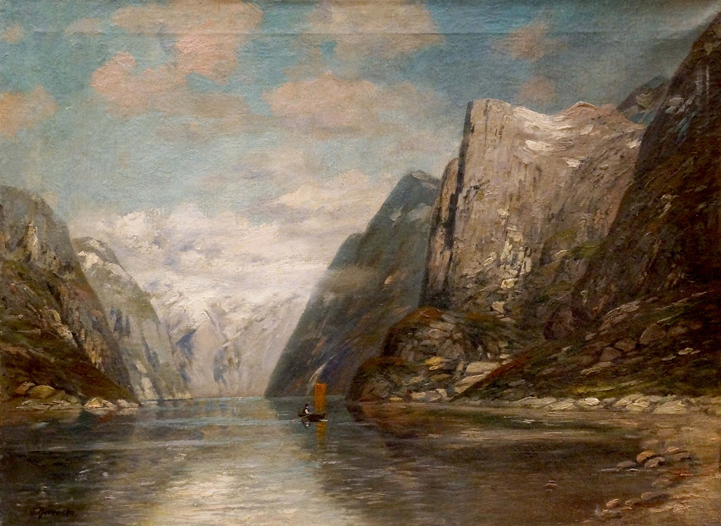 Oil painting Far away Bjorensen O.