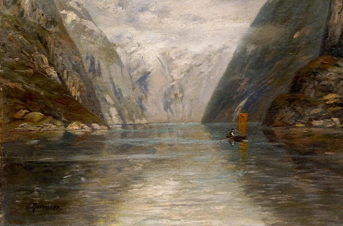 Oil painting Far away Bjorensen O.