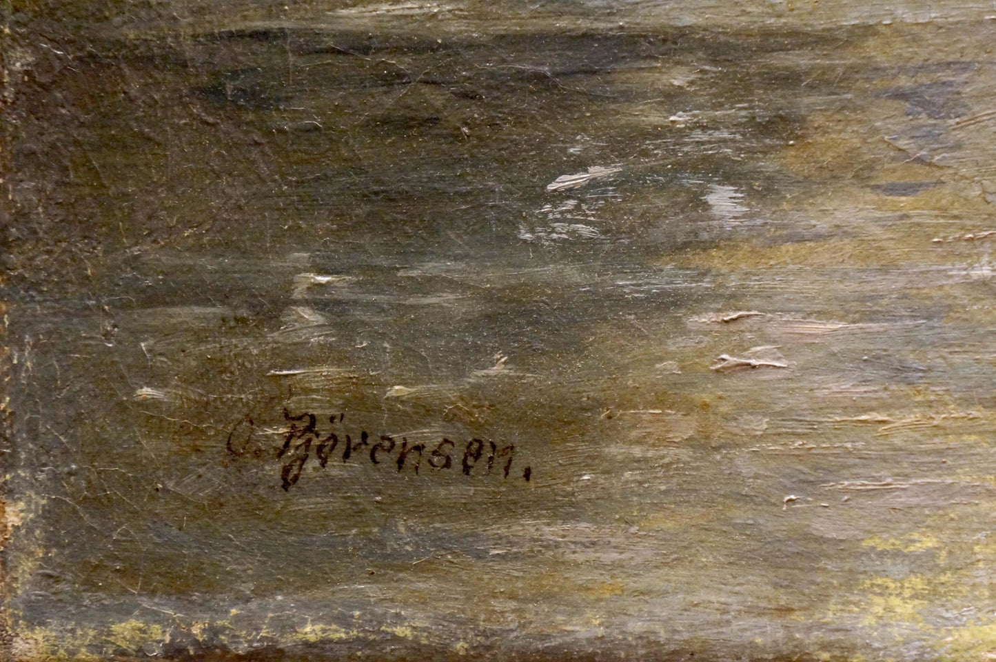 Oil painting Far away Bjorensen O.
