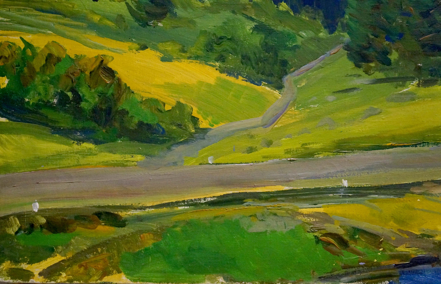 Oil painting Mountain landscape Kogan-Shats Matvey Borisovich