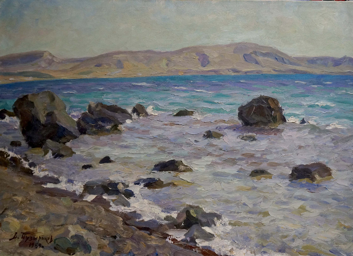 Oil painting By the sea Puzyr'kov Viktor Grigor'yevich