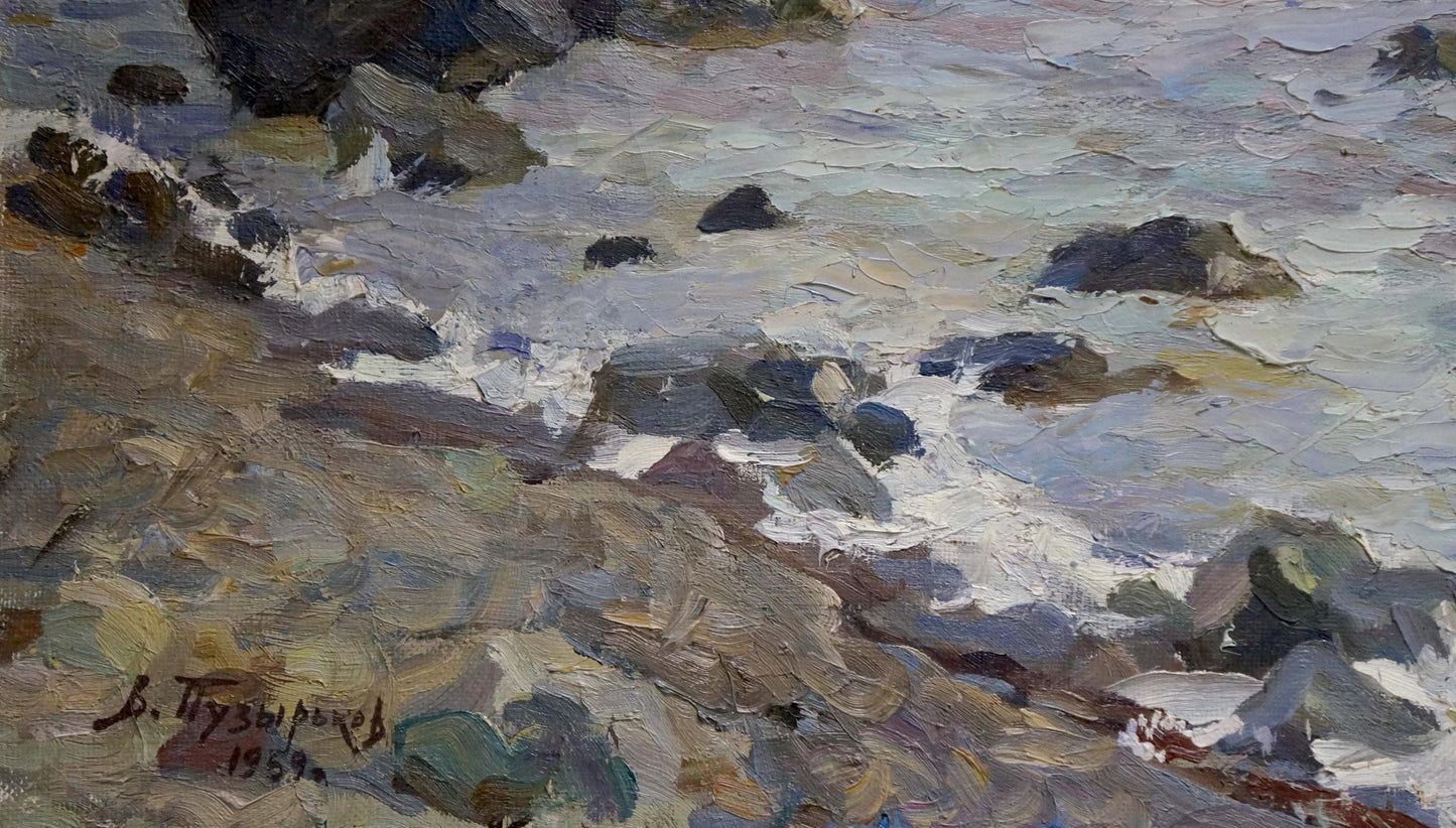 Oil painting By the sea Puzyr'kov Viktor Grigor'yevich