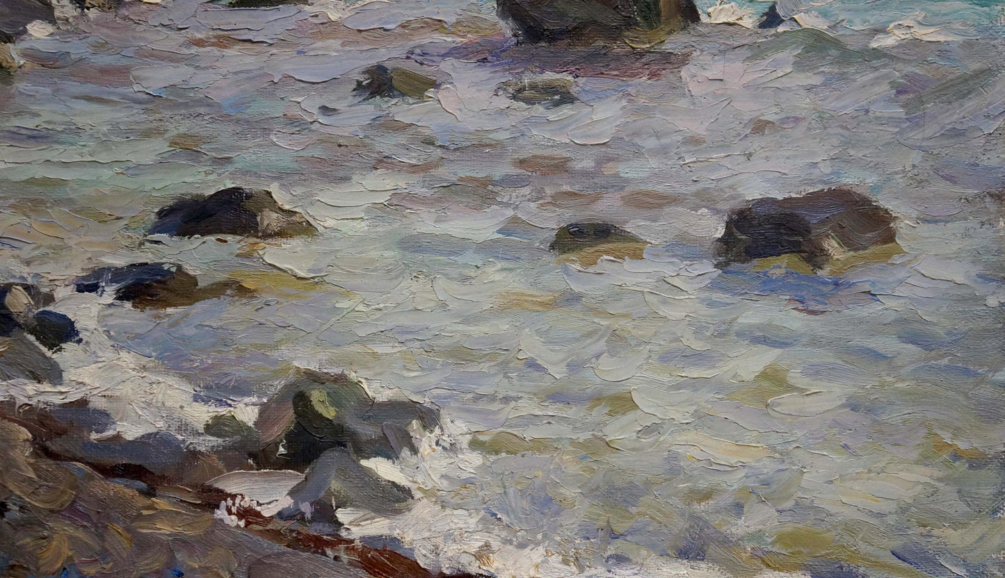Oil painting By the sea Puzyr'kov Viktor Grigor'yevich