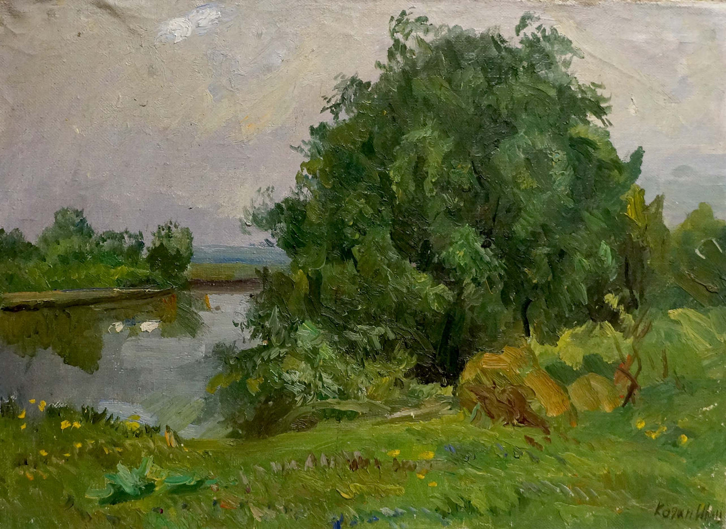 Oil painting Natural silence Kogan-Shats Matvey Borisovich