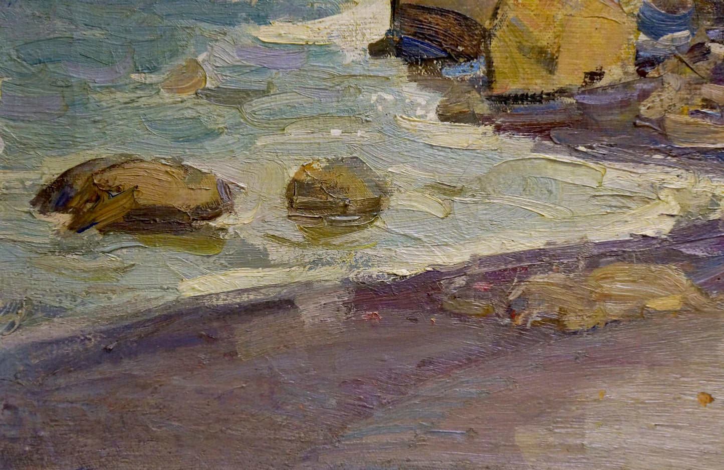 Oil painting By the sea Strelov Arkady Efimovich