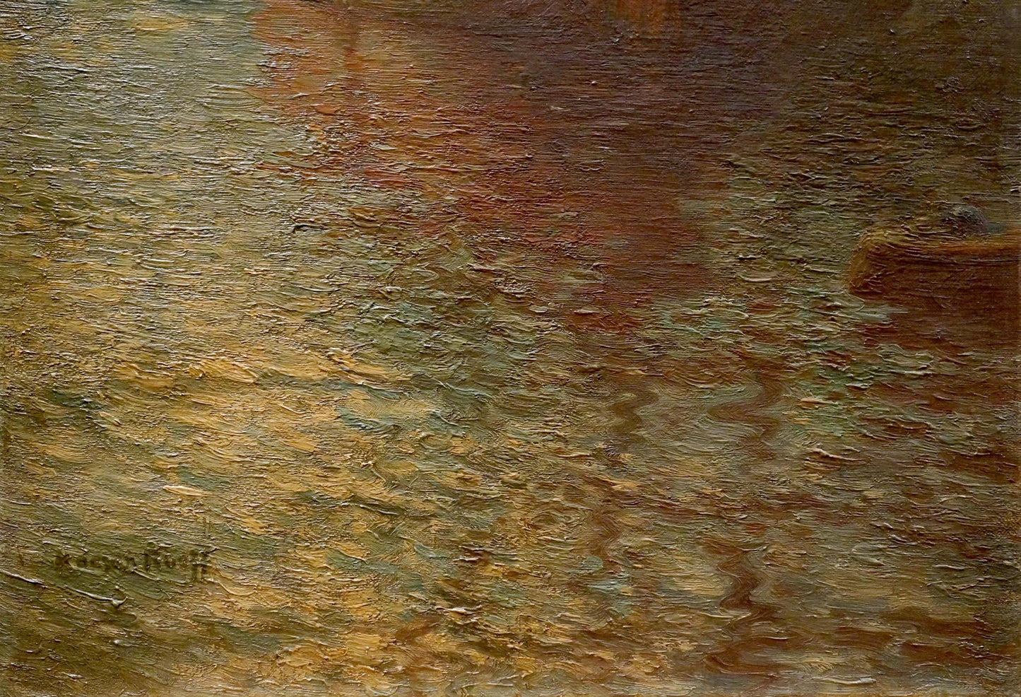 Oil painting Is partying European artist