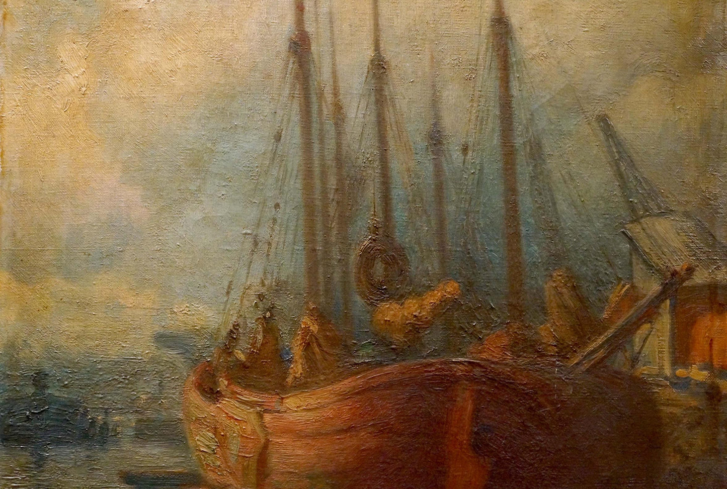 Oil painting Is partying European artist