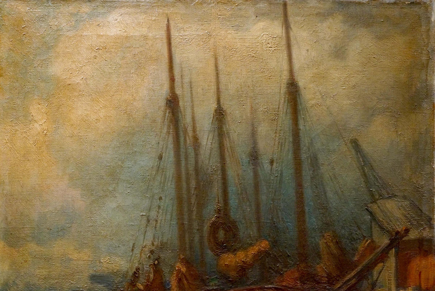 Oil painting Is partying European artist