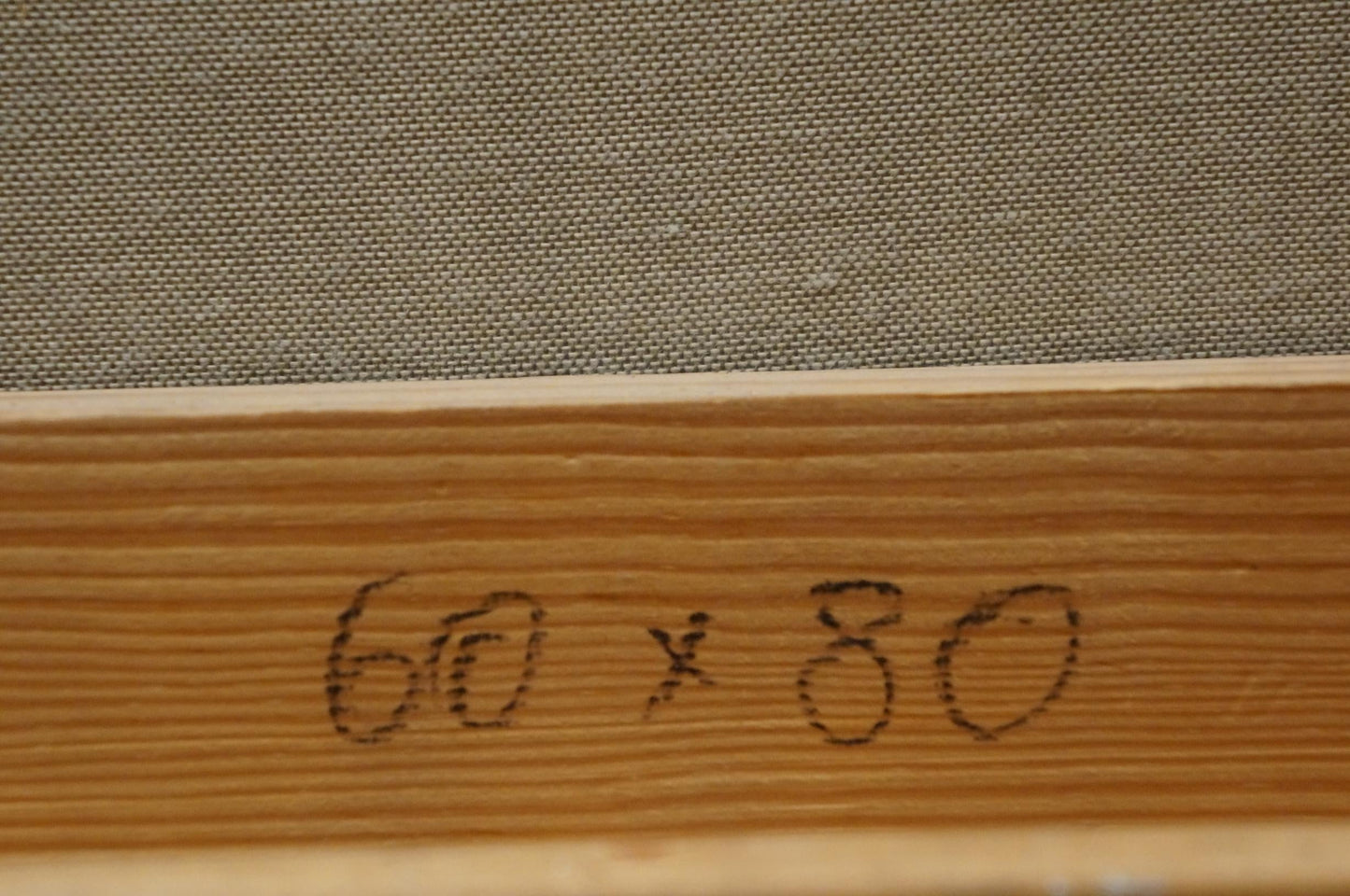 Delve into the maritime world with Mody Kersler's oil painting, "Landscape with a Ship"