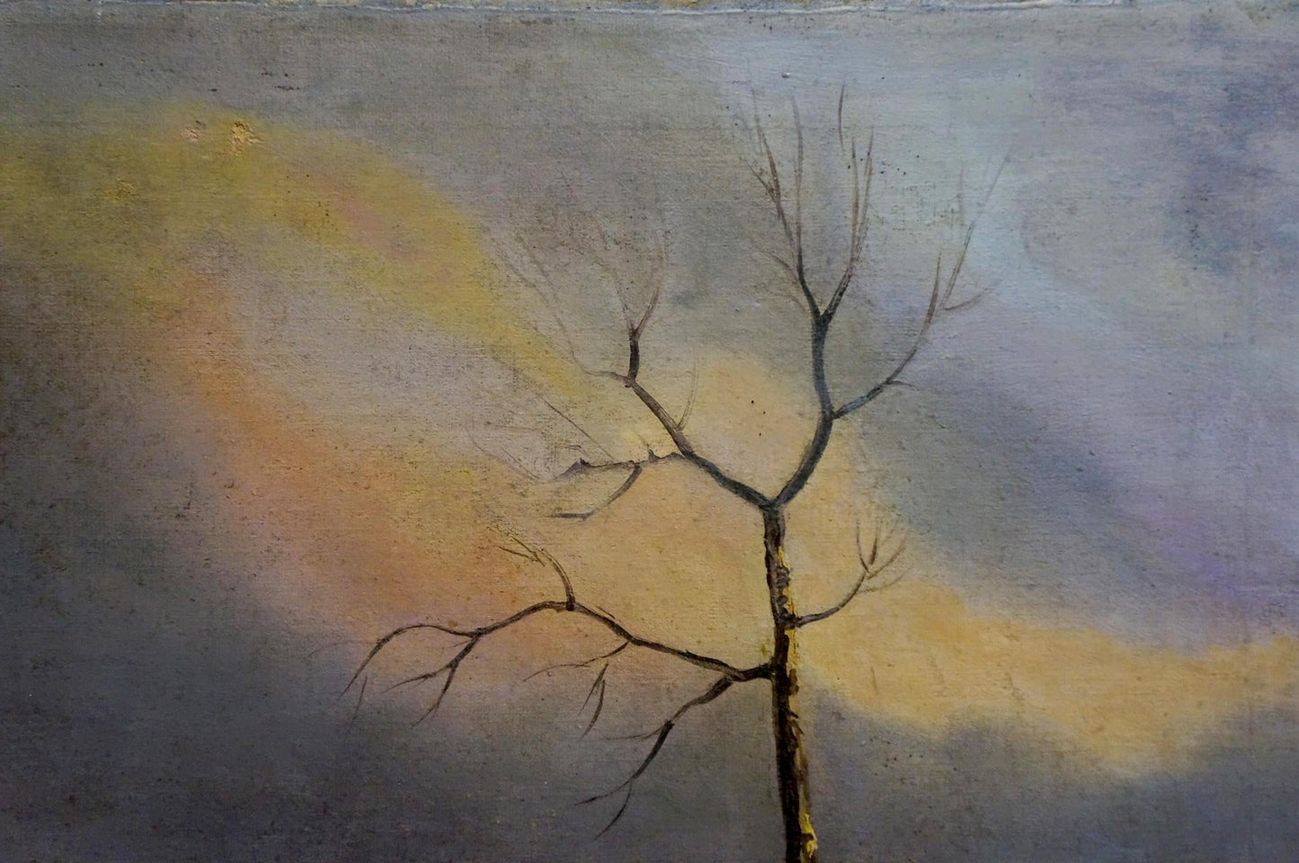 Oil painting Winter fairy tale