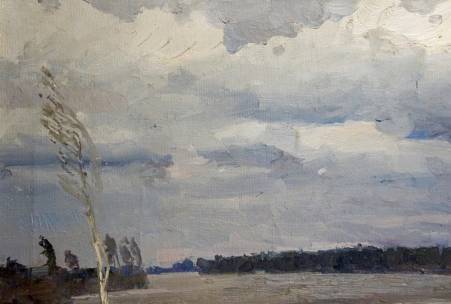 Oil painting The storm is coming Chernyavsky Georgy Georgievich