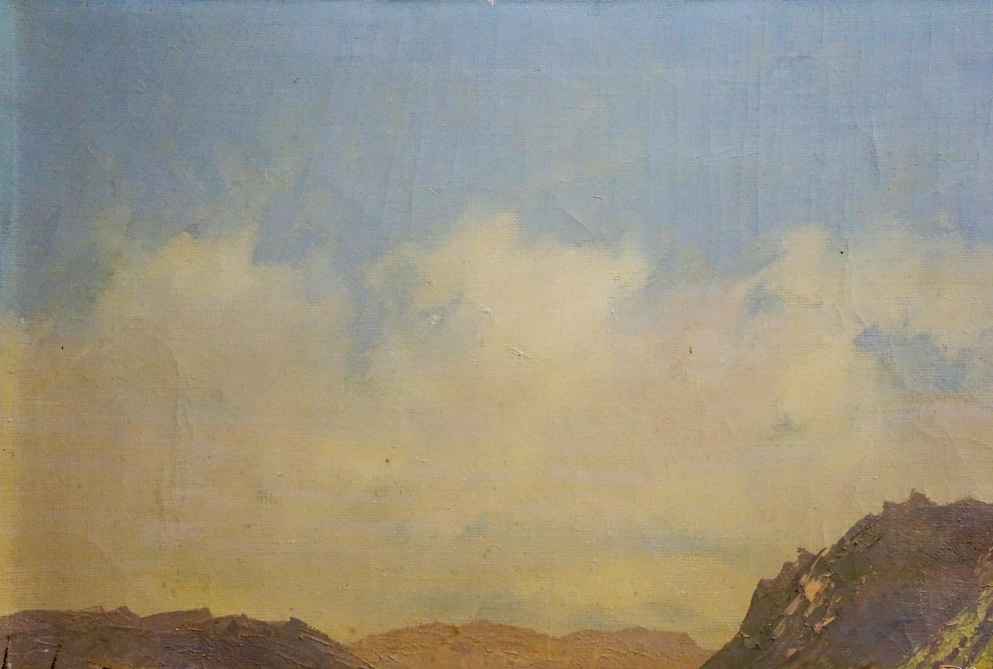 Oil painting At the resort