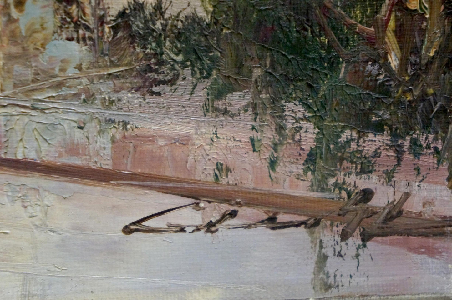 Oil painting At the resort
