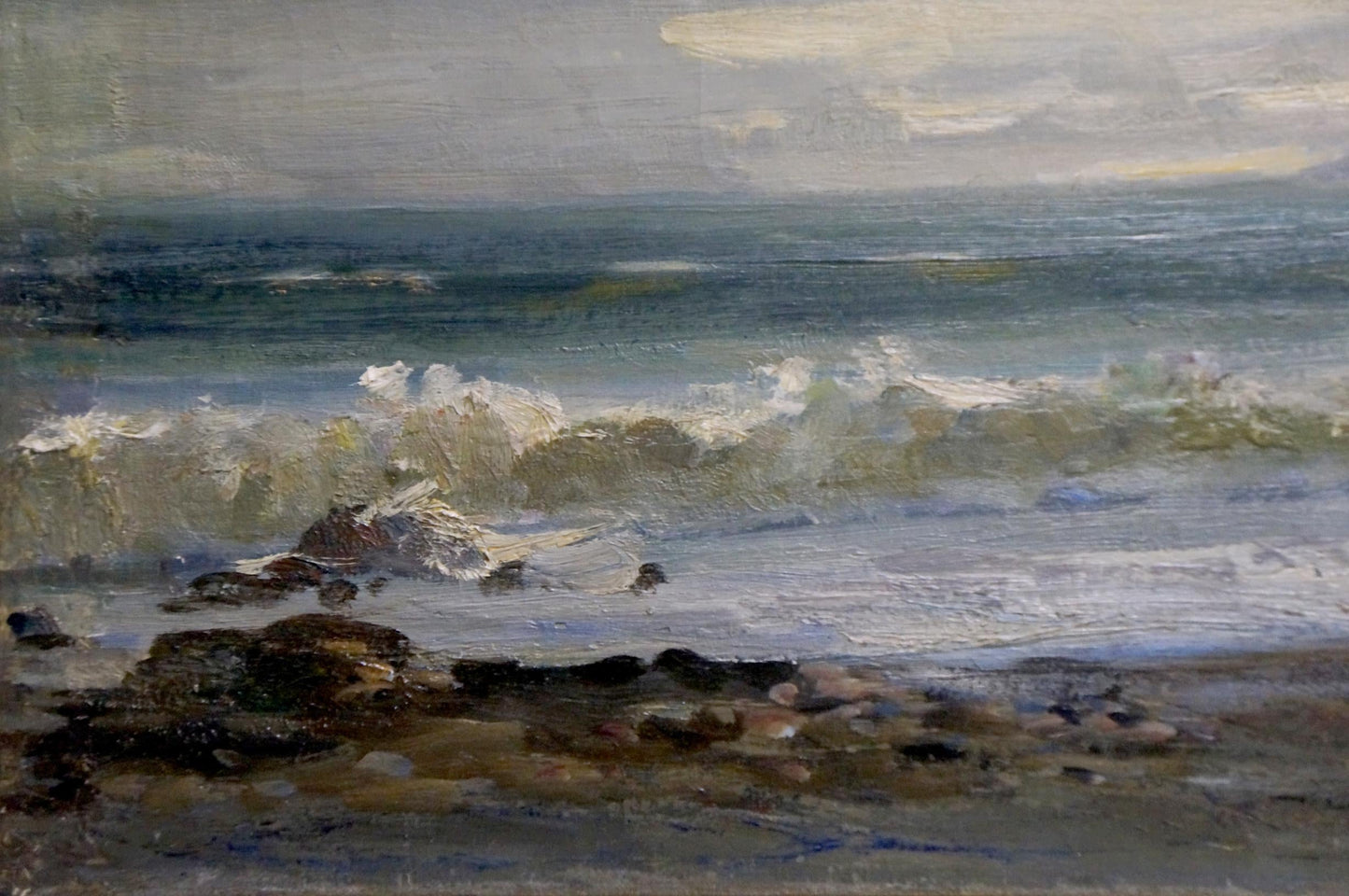Oil painting Silence Smirnov Valentin Sergeevich
